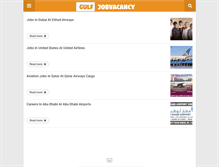 Tablet Screenshot of gulfjobvacancy.com